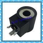 DIN43650 Hydraulic Solenoid Coil Tube Φ13 High 37.7mm 20.5W Electric Circuits DC12V DC24V